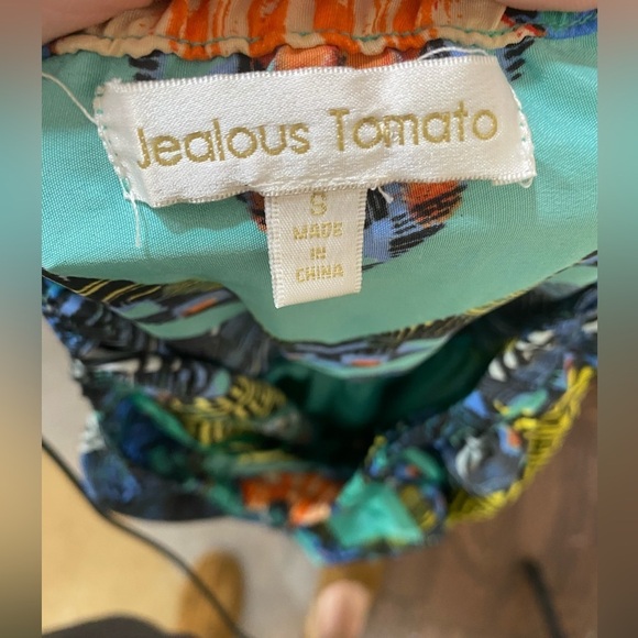 Jealous Tomato Boho Tribal Aztec Print Maxi Dress size Small - Picture 12 of 12